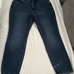 LC LAUREN CONRAD curvy  skinny 8s Women's Dark Blue Jeans